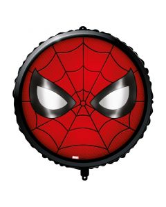 Spiderman Face Foil Balloon - 46cm Round Shaped