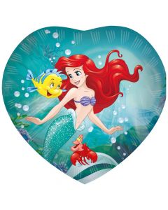 Ariel Curious Foil Balloon - 46cm Heart Shaped