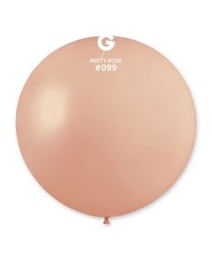 31" Single Misty Rose Latex Balloon #099 Gemar