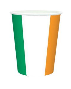Ireland Flag Cups Pk8 Amscan
