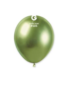 5" Pk50 Latex Balloons Shiny Kiwi - AB50.105.50