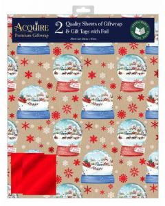 Festive Globe - 2 SHEET / 2 TAG  - AQPX5005/1