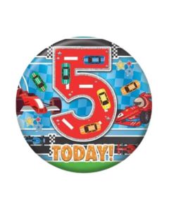 Age 5 Boy Small Birthday Badge Pk6 Sensations