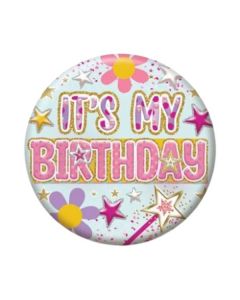Female Small Birthday Badge Pk6 Sensations