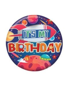 Male Small Birthday Badge Pk6 Sensations