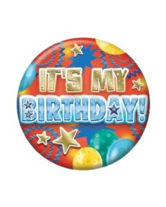 Male Small Birthday Badge Pk6 Sensations