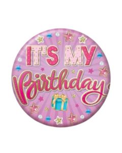 Female Small Birthday Badge Pk6 Sensations