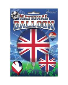 18" Union Jack Football Foil Balloon Sensations