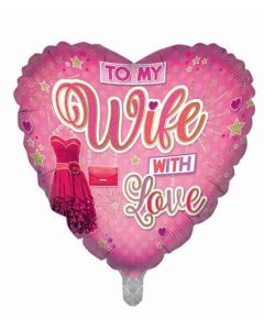 18"  Wife Heart Foil Balloon Sensations