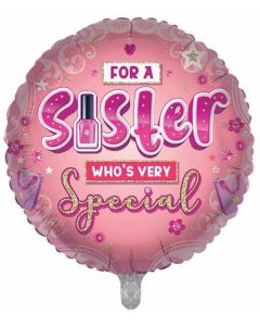 18"  Sister Round Foil Balloon Sensations