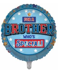 18"  Brother Round Foil Balloon Sensations