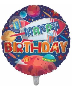 18"  Open Male Juvenile Round Foil Balloon Sensations