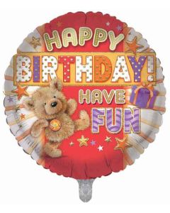 18"  Open Generic Cute Birthday Round Foil Balloon Sensations
