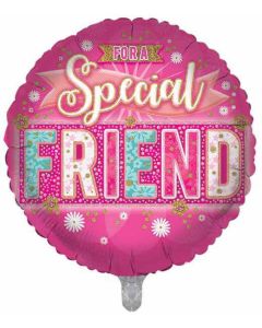 18"  Friend Female Round Foil Balloon Sensations