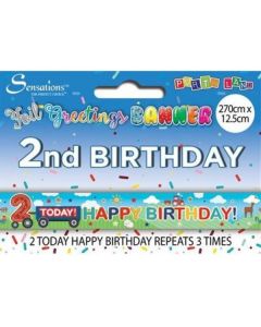 Age 2 Boy Birthday Banner Sensations