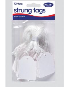 Strung Tags Pack Of 100