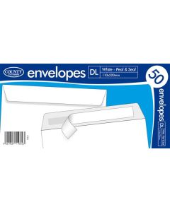 50 DL WHITE PEEL & SEAL ENV 80gms C504