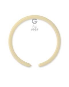 1" Pk100  Modelling Balloons Ivory #059 GemarUK