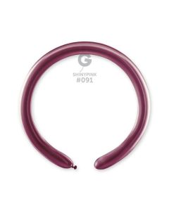 Pk50 Modelling Balloons Shiny Pink #091 GemarUK