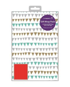 Packagd wrap and presents Pack of 12 Iparty