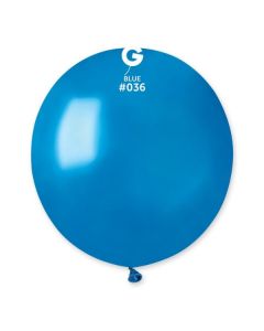 Pk25 Latex Balloons Metallic Blue #036 GemarUK