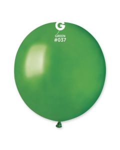 Pk25 Latex Balloons Metallic Green #037 GemarUK