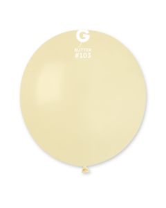 19" Pk25 Latex Balloons Butter - G19.103.25