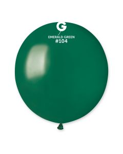 19" Pk25 Latex Balloons Emerald Green - G19.104.25
