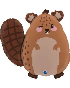 21" Beaver Foil Balloon Grabo