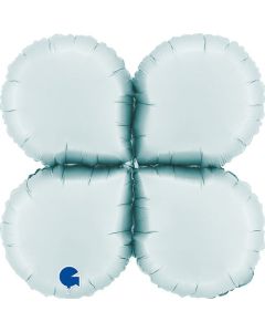 19" Satin Pastel Blue Drops Medium Base Grabo