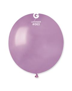 19" Pk25 Latex Balloons Metallic Lavender #063 GemarUK