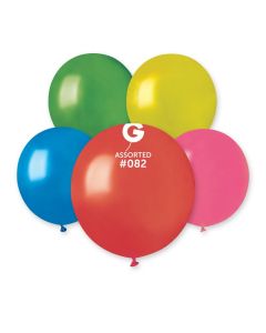 25 Latex Balloons Metallic Ass. #082 GemarUK