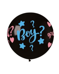 31" Boy? Girl? Black Latex Pk1 #014 Gemar