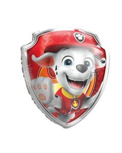 1 Foil Balloon Shield Marshall  60,2X52,2??.  Nickelodeon