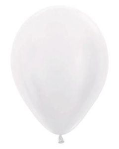12" Pearl Pearl  406 Latex Balloons Pk50 Sempertex