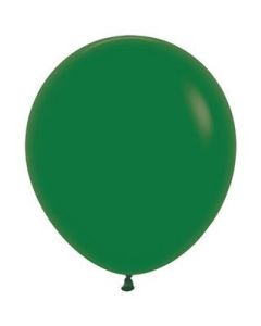 18" Forest Green 032 Latex Balloons Pk25 Sempertex