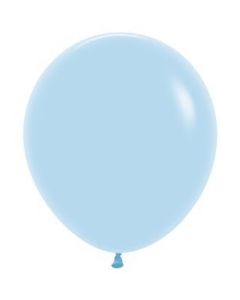 18" Pastel Matte Blue 640 Latex Balloons Pk25 Sempertex
