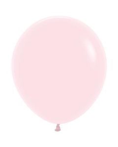 18" Pastel Matte Pink 609 Latex Balloons Pk25 Sempertex
