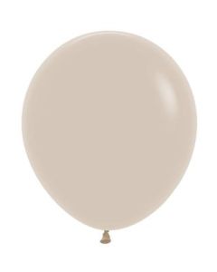 18" White Sand 071 Latex Balloons Pk25 Sempertex