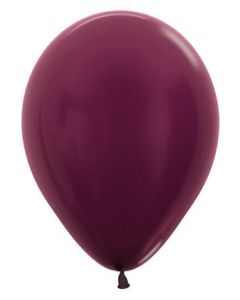 5" Metallic Burgundy 518 Latex Balloons Pk50 Sempertex