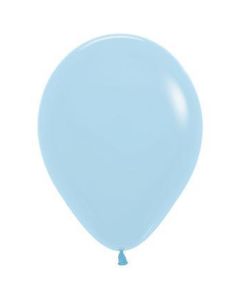 5" Pastel Matte Blue 640 Latex Balloons Pk50 Sempertex