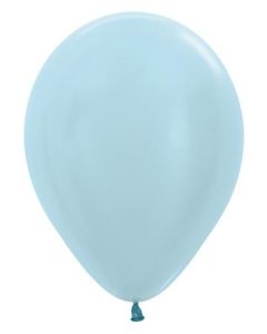 5" Pearl Blue 440 Latex Balloons Pk50 Sempertex