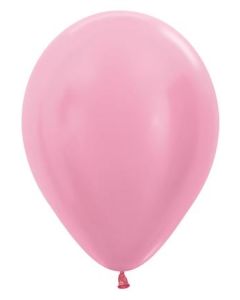 5" Pearl Pink 409 Latex Balloons Pk50 Sempertex