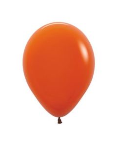 5" Sunset Orange 062 Latex Balloons Pk50 Sempertex