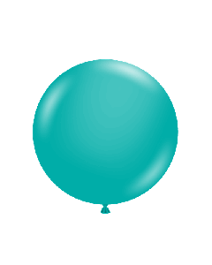 36" Teal 10Ct  Tuftex® 100% Natural Latex Balloons
