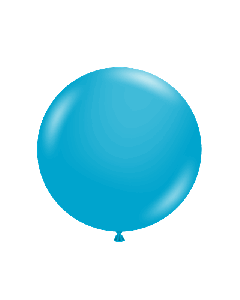 36" Turquoise 10ct Tuftex® 100% Natural Latex Balloons