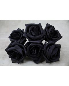 Foam Rose Bunch  Black