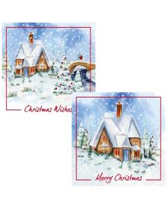 WINTER HOME 12PK CARD - X-34584-BC/1