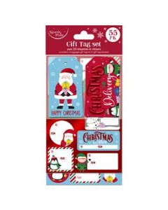 55Pk Cute Tag And Sticker Set Eurowrap