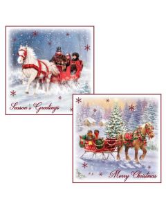 CARRIAGE 12PK CARD - X-34777-BC/1
